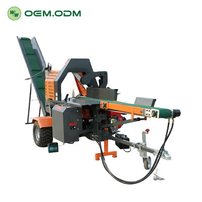 20 toneladas Jerry Motor automático portátil de gasolina Procesador de madera para obras de construcción