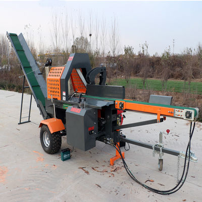 20 toneladas Jerry Motor automático portátil de gasolina Procesador de madera para obras de construcción
