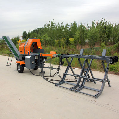 20 toneladas Jerry Motor automático portátil de gasolina Procesador de madera para obras de construcción