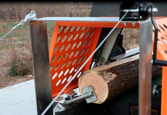 18 HP Splitter de troncos de gasolina y trituradora de madera para cortar la rama de madera
