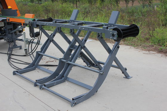 Gasolina 15kw procesador de leña de alta velocidad cortador de troncos 30 toneladas