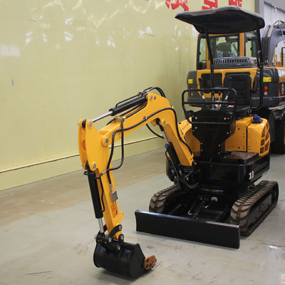 Máquina mini excavadora de 1 tonelada 2 toneladas con excavadora de alta potencia de excavación