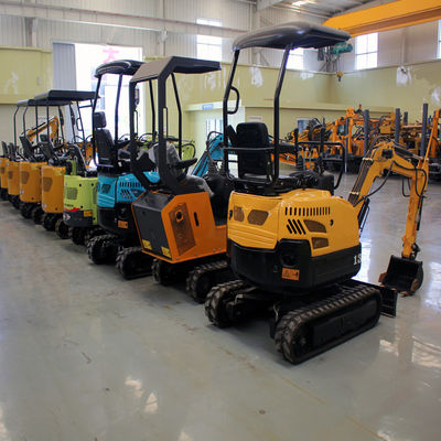 Máquina mini excavadora de 1 tonelada 2 toneladas con excavadora de alta potencia de excavación