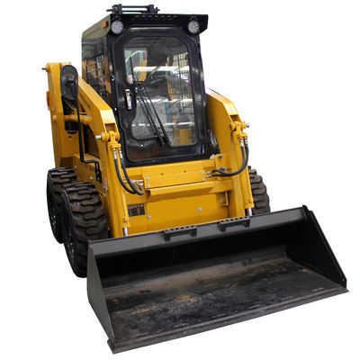 Cargador de troncos para la minería de energía Mini rueda de patinaje de dirección de tractor de carga frontal máquina