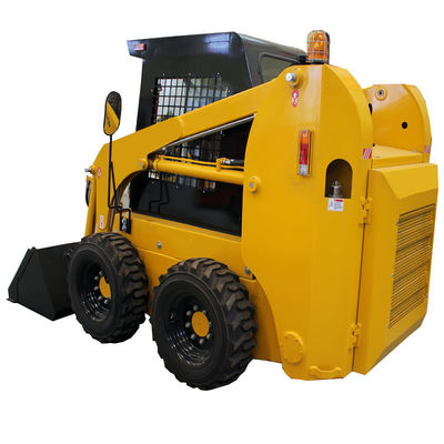 Cargador de troncos para la minería de energía Mini rueda de patinaje de dirección de tractor de carga frontal máquina
