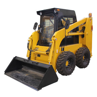 Cargador de troncos para la minería de energía Mini rueda de patinaje de dirección de tractor de carga frontal máquina