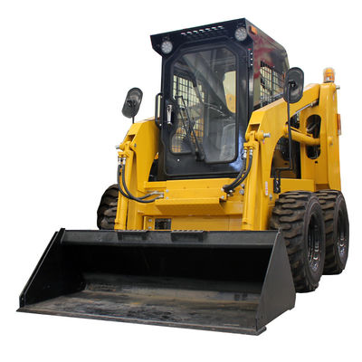 Cargador de troncos para la minería de energía Mini rueda de patinaje de dirección de tractor de carga frontal máquina