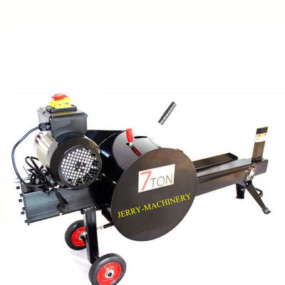 Máquina eléctrica de trituración de madera de 7 toneladas Máquina horizontal de trituración de madera Procesador rápido de leña
