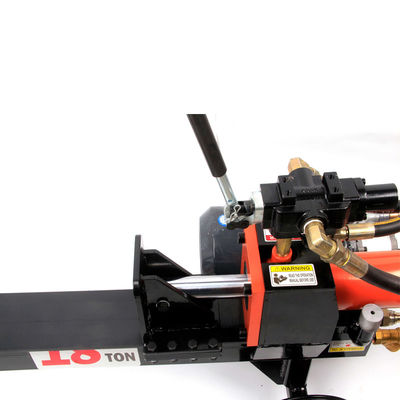 El motor eléctrico hidráulico y horizontal de la sierra de troncos de la sierra de troncos de la división de la máquina de división de madera