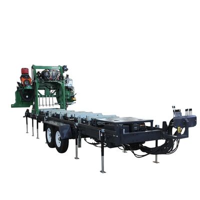 Serradura de banda horizontal para equipos portátiles de corte de madera de gasolina eléctrica diesel