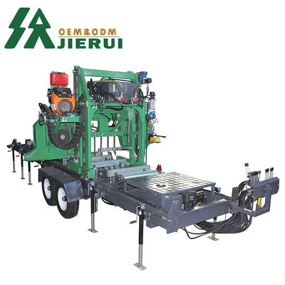 Máquina de corte automático de banda de corte horizontal de 27 HP para cortar troncos en el bosque