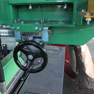Máquina de corte automático de banda de corte horizontal de 27 HP para cortar troncos en el bosque