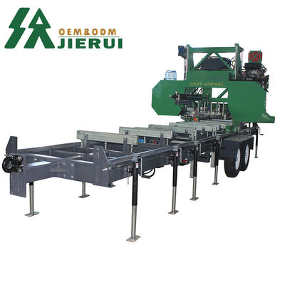 Máquina de corte automático de banda de corte horizontal de 27 HP para cortar troncos en el bosque