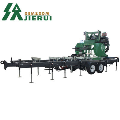 Molino de sierra de banda portátil de corte de madera de 27 HP 31 pulgadas con diseño horizontal