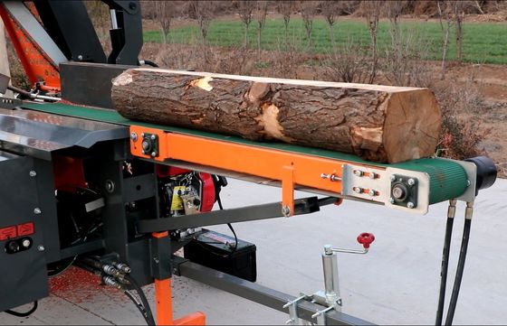 Procesador de leña a gasolina con certificado CE de maquinaria forestal