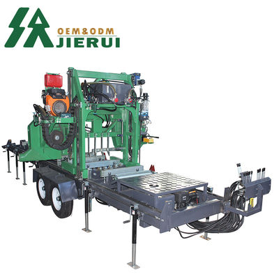 Diseño de la gasolina hidráulica PLC 30HP aserradero portátil para cortar madera en 27 pulgadas