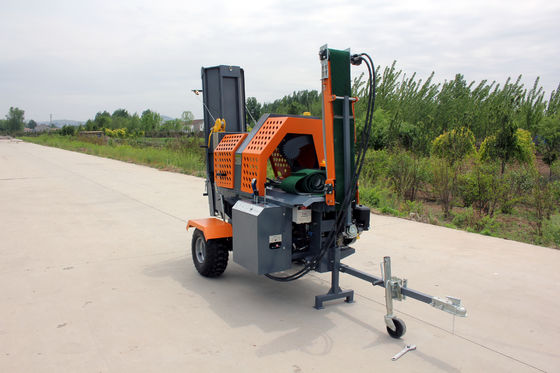 Procesador de leña de 30 toneladas Máquina de separación de madera para trabajos pesados