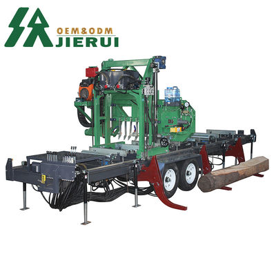 2024 31 pulgadas 13.5hp Potencia gasolina motor diesel eléctrico motorización hidráulica sierra de banda de aserradero para venta al por menor