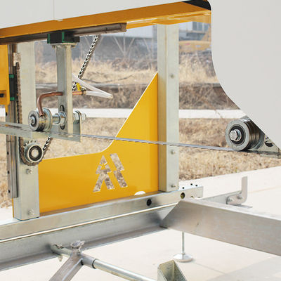 5.9*2.2*.22m Mini máquina portátil de corte de madera de segunda mano para Uganda
