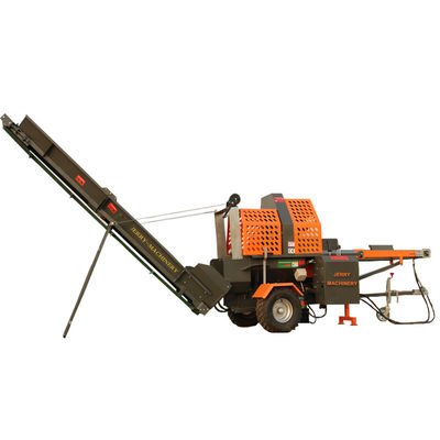 Dispersor de madera de 19 pulgadas 480 mm procesador de leña eléctrica de gasolina con pista