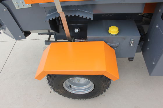 Dispersor de madera de 19 pulgadas 480 mm procesador de leña eléctrica de gasolina con pista