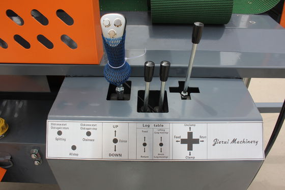 Dispersor de madera de 19 pulgadas 480 mm procesador de leña eléctrica de gasolina con pista