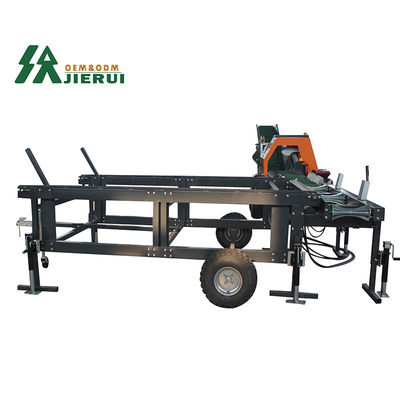 JIERUI 500 mm Procesador de leña de alta velocidad 30T Triturador de madera Triturador de troncos para la separación de troncos