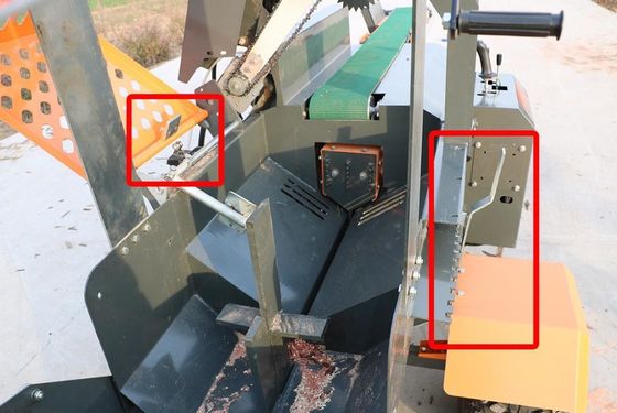 CE Automático segador de troncos para procesador portátil de leña