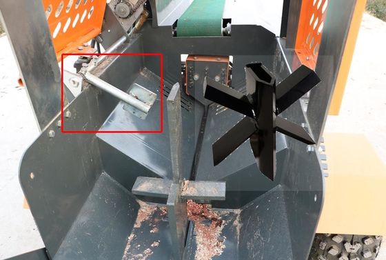 CE Automático segador de troncos para procesador portátil de leña