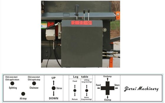 JR480 procesador de leña de corte eléctrico portátil OEM