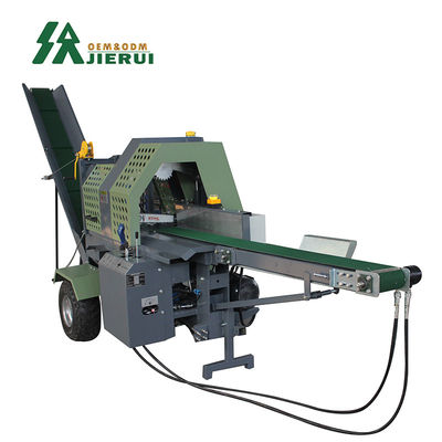 Procesador automático de leña motor eléctrico divisor de madera para obras de construcción
