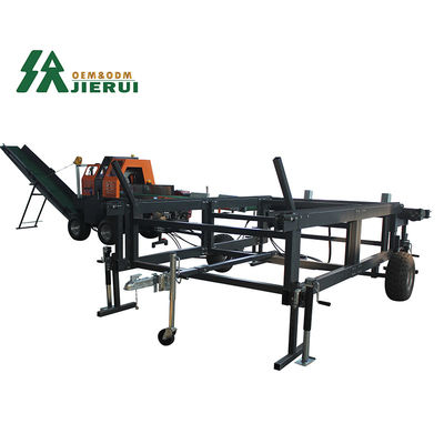 Procesador de leña super 30 toneladas con capacidad de 1050 kg y motor de gasolina