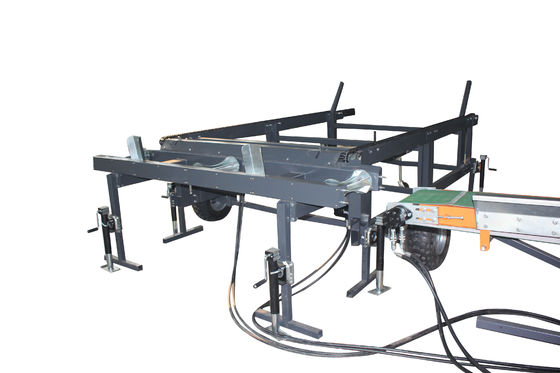 30t Splitter de troncos de gasolina de 600 mm de diámetro Procesador de leña usada para la máquina forestal