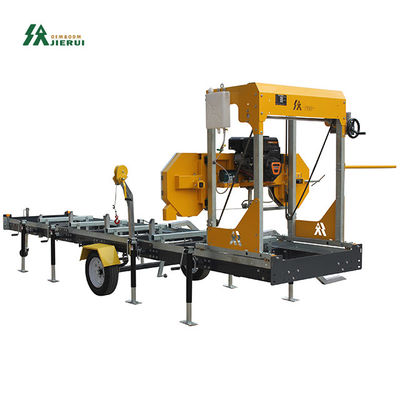 Motor de gasolina eléctrico horizontal de 11kw 1100 mm Máquinas de sierra de madera para la familia